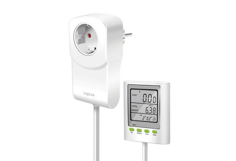 LogiLink Energiekostenmessgerät LOGILINK Energiekosten-Messgerät M0006, mit von LogiLink