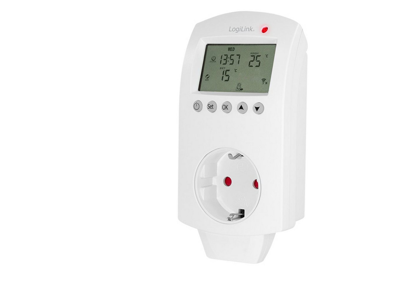 LogiLink Funksteckdose LOGILINK Wi-Fi Smart Thermostatsteckdose SH0106 LogiLink Funksteckdose LOGILINK Wi-Fi Smart Thermostatsteckdose SH0106 von LogiLink
