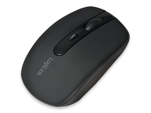 LogiLink ID0078A Optische BT Maus, 1000/1600 DPI schwarz von Logilink