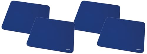 Logilink ID0118 Gaming Mauspad, blau (230 x 204,5 x 4 mm) (Packung mit 4) von Logilink