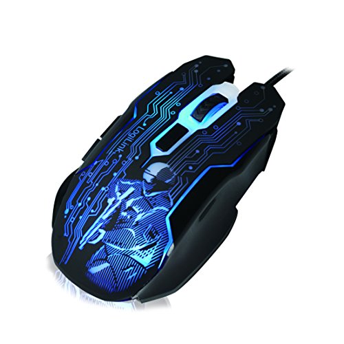 LogiLink ID0137 USB Gaming-Maus, 2400 DPI schwarz von Logilink