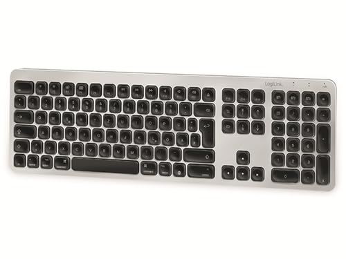 LogiLink ID0206 - Bluetooth Multi-Device Tastatur, max. 3 Geräte koppeln, Silber LogiLink ID0206 - Bluetooth Multi-Device Tastatur, max. 3 Geräte koppeln, Silber von Logilink