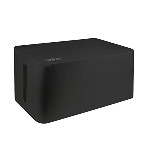 LogiLink KAB0062 - Kabelbox groß (407 x 157 x 133,5 mm), schwarz von Logilink
