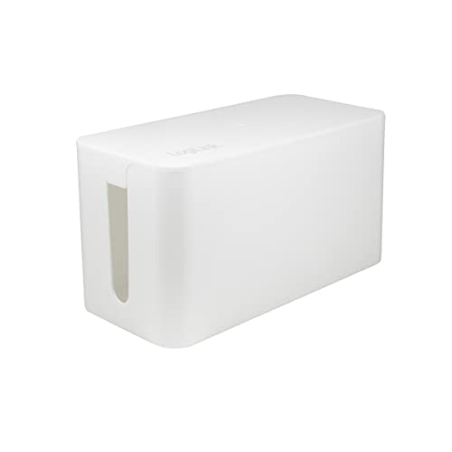 LogiLink KAB0061 - Kabelbox klein (235 x 115 x 120 mm), weiß von Logilink