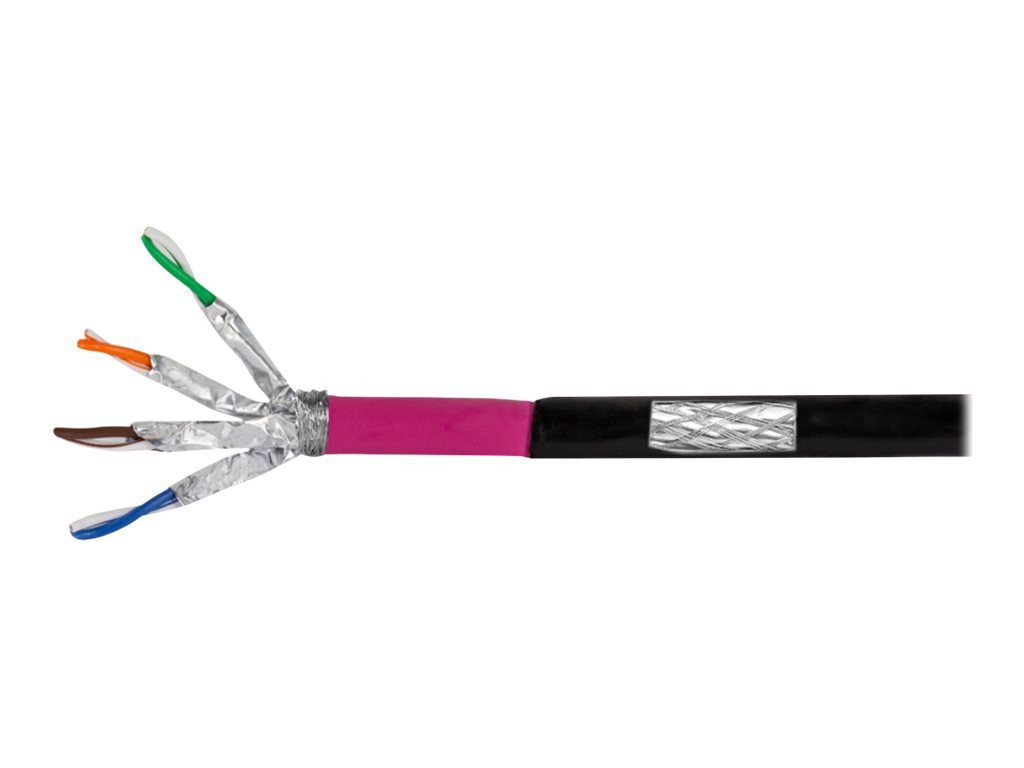 LogiLink LOGILINK Erdverlegekabel S/FTP Cat7 AWG23 1000MHz schw. 50m Netzwerkkabel von LogiLink