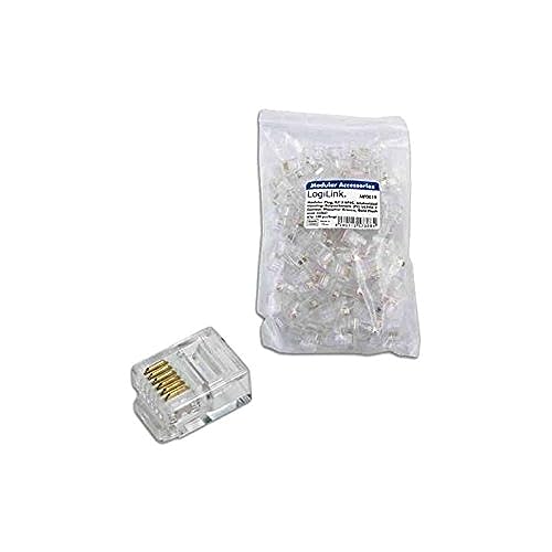 LogiLink Professional MP0019 RJ12 Stecker für Flachbandkabel LogiLink Professional MP0019 RJ12 Stecker für Flachbandkabel von Logilink