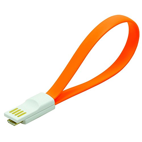 LogiLink Magnet USB 2.0 zu Micro-USB Kabel, Orange von Logilink