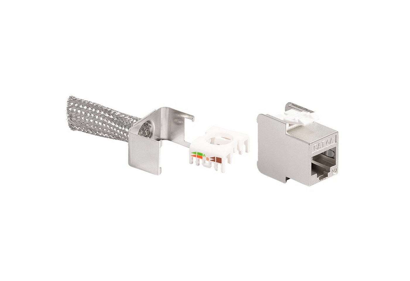 LogiLink Netzwerkstecker LOGILINK CAT.6A Keystone Buchse NK4075 geschirmt 24er Pack von LogiLink