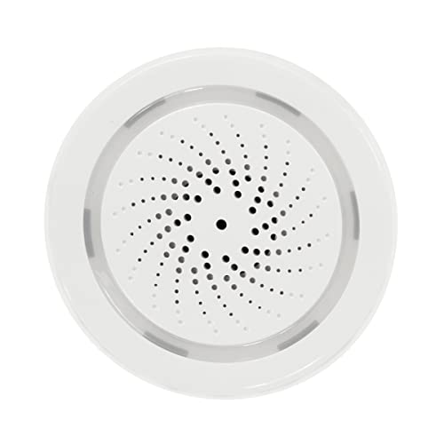 LogiLink SH0110 - Wi-Fi Smart Home Alarmsirene (90db), über App steuerbar, IP20, Tuya kompatibel, unterstützt Amazon Alexa und Google Home von Logilink