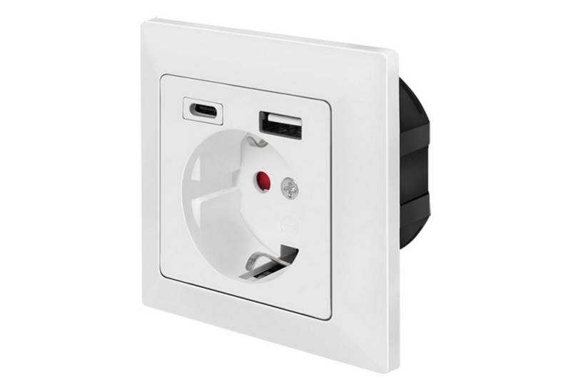 LogiLink Schalter LOGILINK Unterputz-Steckdose PA0262 USB-A USB-C von LogiLink