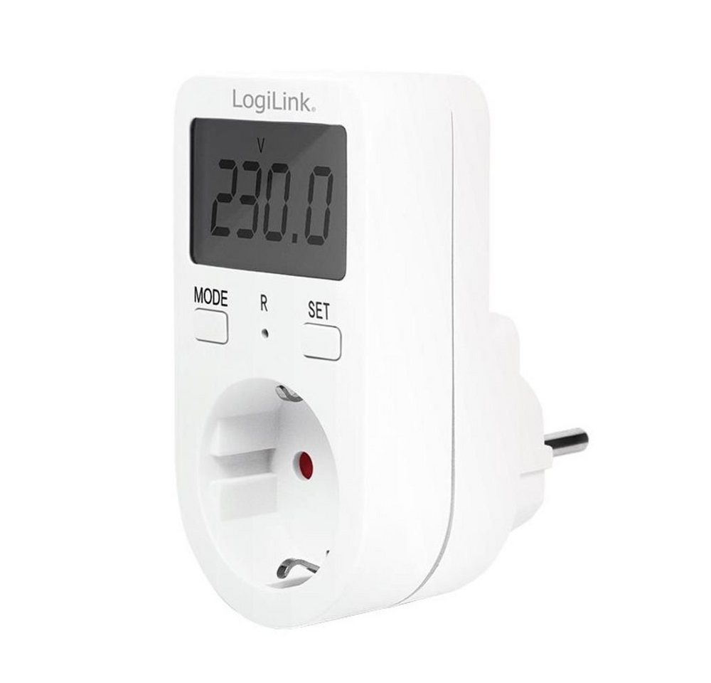 LogiLink Steckdose Energiekosten Messgerät EM0002A, Energiekostenzähler Strommessgerät 230V 16A Stromkostenmessgerät LogiLink Steckdose Energiekosten Messgerät EM0002A, Energiekostenzähler Strommessgerät 230V 16A Stromkostenmessgerät von LogiLink