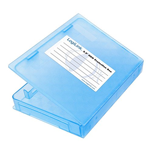 LogiLink UA0131 Festplatte Schutzhülle für 1x 6,4 cm (2,5 Zoll) HDD, blau von Logilink