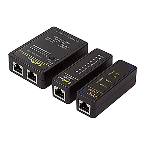 LogiLink WZ0015P Netzwerk Kabeltester mit Poe Finder, schwarz LogiLink WZ0015P Netzwerk Kabeltester mit Poe Finder, schwarz von Logilink