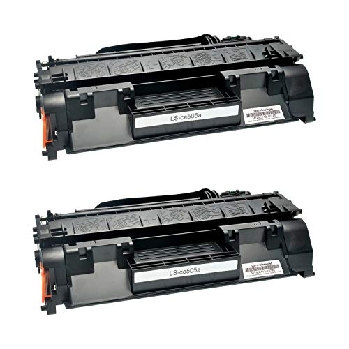 Logic-Seek 2 Toner kompatibel mit HP CE505A 05A Laserjet P2035 2033 2034 2036 2037 N 2053 2054 2055 2056 2057 D DN X von Logic-Seek