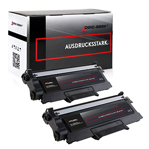 Logic-Seek 2 Toner kompatibel für Brother TN-2010 XL DCP-7055 7057 W HL-2130 2132 R W von Logic-Seek