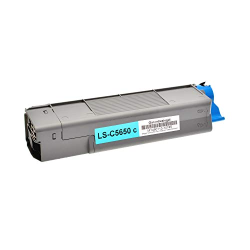 Toner für Oki C5650 Cyan - Cyan, 8.000 Seiten, kompatibel mit 43865707 von Logic-Seek