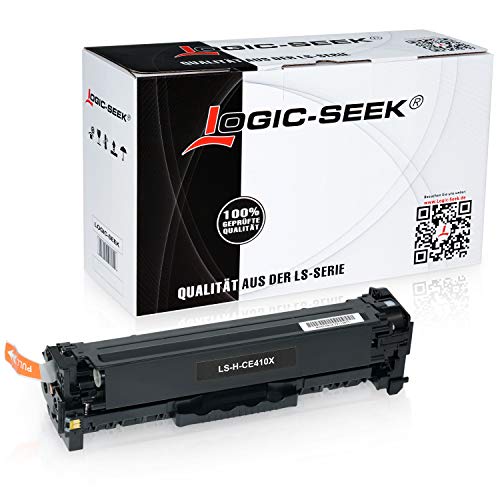 Logic-Seek Toner kompatibel mit HP CE410X 305X Laserjet Pro 300 Color M351 A MFP M375 NW Pro 400 Color M451 475 DN DW NW - Schwarz 4.000 Seiten von Logic-Seek