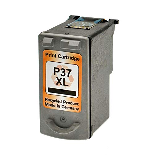 Tintenpatrone für Canon PG-37 Hohe Kapazität - Schwarz 22ml, kompatibel von Logic-Seek