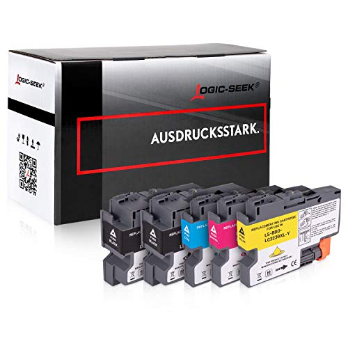 Logic-Seek 5 Tintenpatronen kompatibel für Brother LC-3239 XL HL - J6000DW HL-J6100DW MFC-J5945DW MFC-J6945DW MFC-J6947DW von Logic-Seek