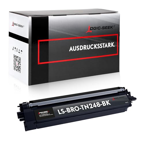 Logic-Seek TN248BK kompatibel für Brother TN248-BK passend für DCP-L3560CDW MFC-L3760CDW HL-L3240CDW HL-L3220CW MFC-L3740CDW DCP-L3520CDWE (Black) von Logic-Seek