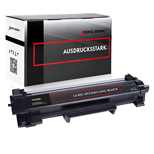 Logic-Seek Toner kompatibel für Ricoh SP 230 DNw SP 230 FNw SP 230 Series SP 230 SFnw 408294 Type SP230H TypeSP230, Black 3.000Seiten von Logic-Seek