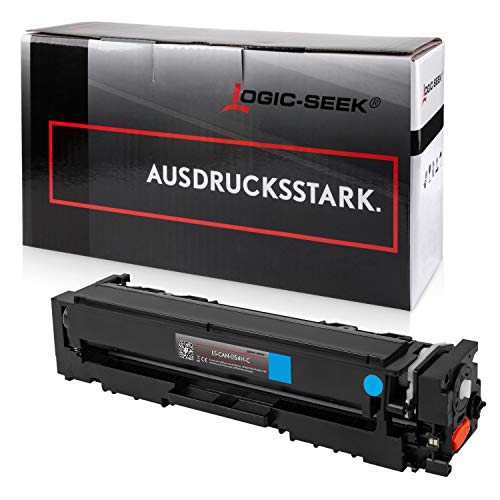 Logic-Seek Toner kompatibel mit Canon 054 054H i-Sensys LBP621Cw LBP623Cdw Serie MF640 Serie MF641Cw MF643Cdw MF645Cx CX317DN CX417DE CX517DE – Cyan 2300 Seiten von Logic-Seek