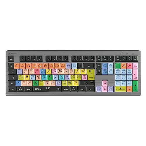 LogicKeyboard Astra 2, Logic Pro X Tastatur, Deutsch, Kompatibel mit Mac, Geeignet für Accessory von LogicKeyboard