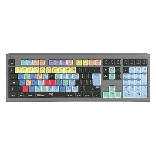 LogicKeyboard Astra 2, Cubase/Nuendo Tastatur, UK Layout, kompatibel mit Mac, geeignet für Accessory, English Version von LogicKeyboard