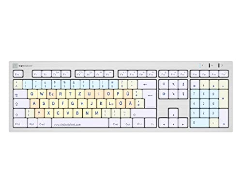 LogicKeyboard Dyslexie Keyboard ALBA DE (MAC) von LogicKeyboard