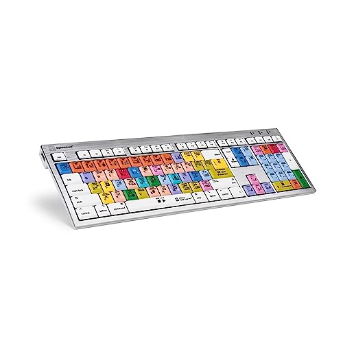 LogicKeyboard LKB-LOGXP2-CWMU-DE Tastatur, Apple Logic Pro X2 ALBA DE, Mac Silber/Weiß/Bunt von LogicKeyboard