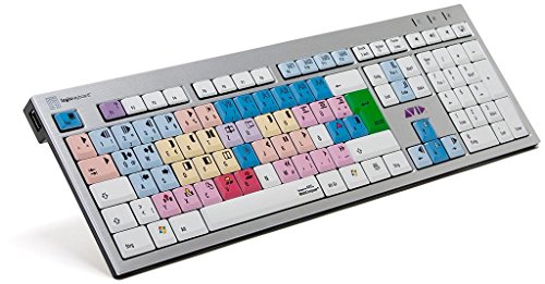 LogicKeyboard LKB-MCOM4-AJPU-DE Avid Media Composer Slim PC Tastatur, Silber LogicKeyboard LKB-MCOM4-AJPU-DE Avid Media Composer Slim PC Tastatur, Silber von LogicKeyboard
