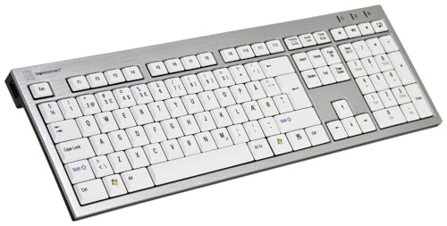 LogicKeyboard SKB-AJPU-DE Tastatur Silber/Weiss von LogicKeyboard