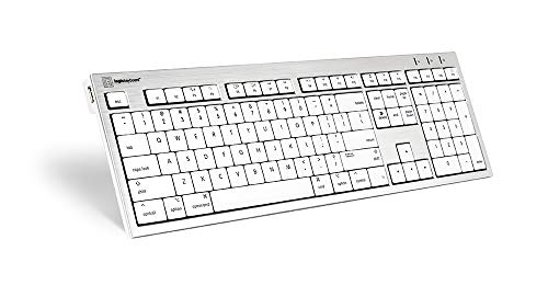 LogicKeyboard SKB-CWMU-UK Tastatur, ALBA UK (Apple Mac) Silber/Weiß/Schwarz von LogicKeyboard