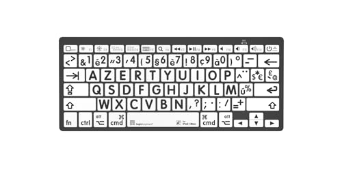 LogicKeyboard XL-Print Black on White FR (Mac/BT) von LogicKeyboard