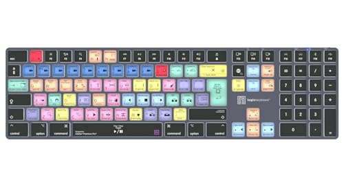 Logickeyboard Adobe Premiere Pro CC Titan UK Mac von LogicKeyboard