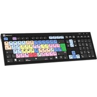 Logickeyboard Avid Media Composer Slim Kabelgebunden Tastatur Deutsch, QWERTZ Schwarz Multimediatast von Logickeyboard