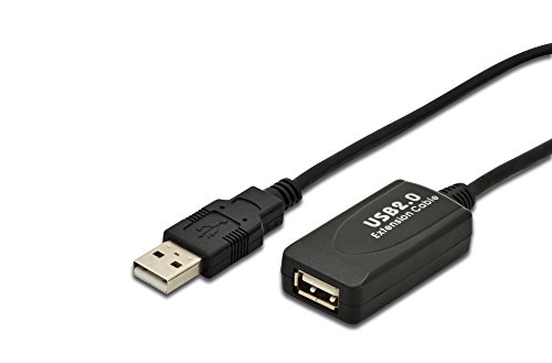 Assmann DIGITUS USB2.0 Repeater-Kabel USB Anschlusskabel A/S-A/B 5.0m von Logilink