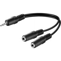 Audio-Adapterkabel 1M auf 2H 3,5-Stereo-Klinkenstecker Logilink von Logilink