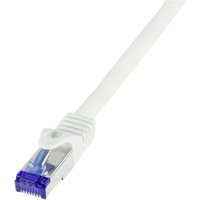 C6A031S RJ45 cat 6a s/ftp 1.00 m Weiß 1 St. - Logilink von Logilink