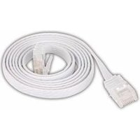 Logilink - CF2031U RJ45 Netzwerkkabel, Patchkabel cat 6 u/utp 1.00 m Weiß hochflexibel 1 St. von Logilink