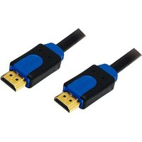 Logilink - CHB1103- High Speed HDMI-Kabel mit Ethernet (v1.4, 2x 19-poliger Stecker, Goldstecker, 3 m) schwarz von Logilink