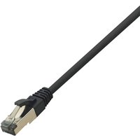 Logilink - CQ8073S RJ45 Netzwerkkabel, Patchkabel cat 8.1 s/ftp 5.00 m Schwarz Halogenfrei 1 St. von Logilink