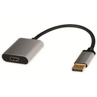 DisplayPort-Adapter CDA0108,DisplayPort/HDMI, Alu, 4k, 0,15m - Logilink DisplayPort-Adapter CDA0108,DisplayPort/HDMI, Alu, 4k, 0,15m - Logilink von Logilink