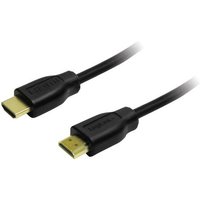 LogiLink HDMI Anschlusskabel HDMI-A Stecker, HDMI-A Stecker 1.00m Schwarz CH0035 HDMI-Kabel von Logilink