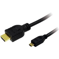 LogiLink HDMI Anschlusskabel HDMI-A Stecker, HDMI-Micro-D Stecker 1.50 m Schwarz CH0031  HDMI-Kabel von Logilink