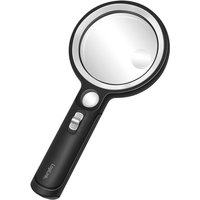 LED-Leselupe WZ0075, 30 LEDs, ø 90 mm, schwarz - Logilink von Logilink