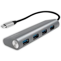 LOGILINK USB3.1 Typ-C Hub UA0309, 4x USB-A, Aluminium LOGILINK USB3.1 Typ-C Hub UA0309, 4x USB-A, Aluminium von Logilink
