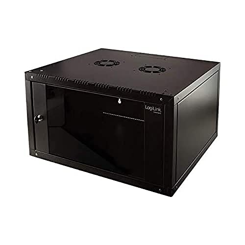 LogiLight 19 Zoll Wandgehäuse Einteilig 15HE (600X560 mm), schwarz von Logilink