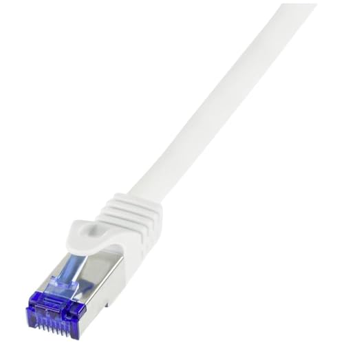 LogiLink C6A071S RJ45 CAT 6a S/FTP 5.00m Weiß 1St. von Logilink