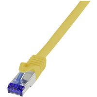 LogiLink C6A087S RJ45 CAT 6a S/FTP 7.50m Gelb 1St. von Logilink